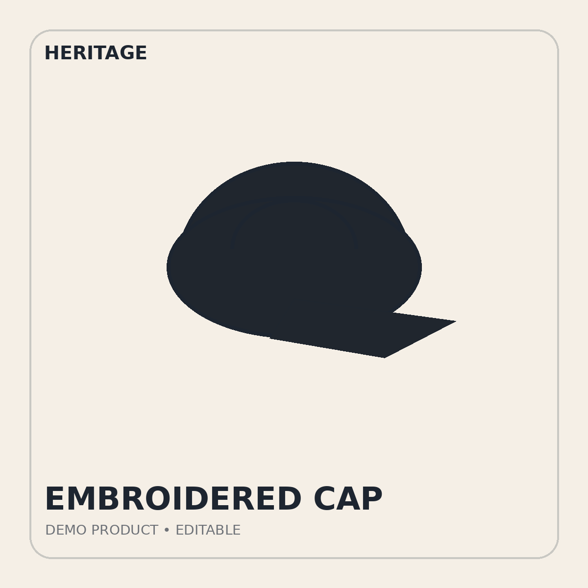 Heritage Embroidered Cap