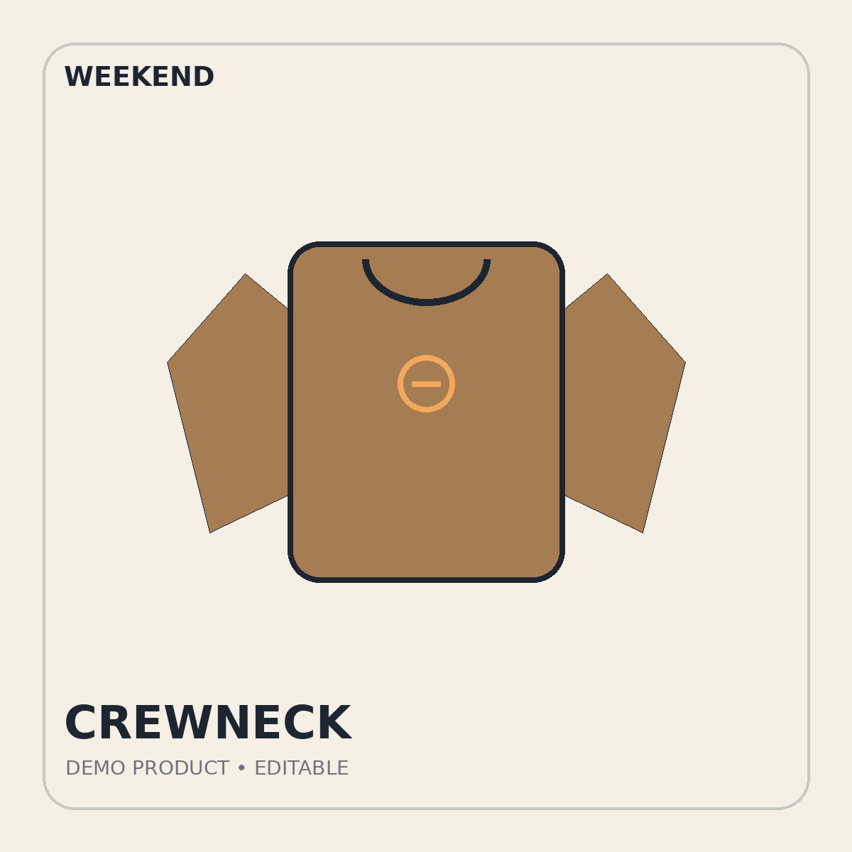 Weekend Crewneck Sweatshirt